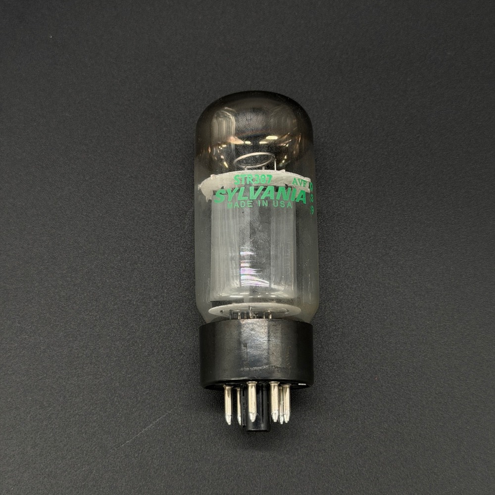 Sylvania 6L6GC STR 387 Vacuum Tube Made in USA Vintage Audio Pentode Tested